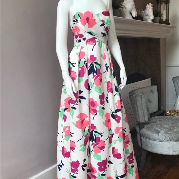 NWT Shoshanna Floral Midnight Gown - Picture 6 of 7